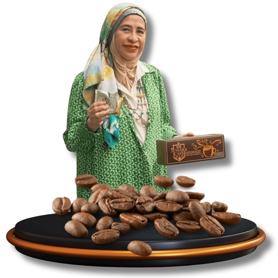 Gambar Banner OKE Bisnis Kopi SH Juwara Bersama Saya Rieta Fuad